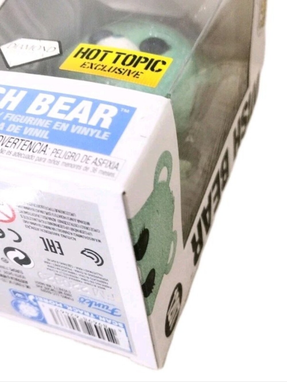 Funko Pop! Animation Wish Bear - Sparkling Mint Green with Yellow Accents - Picture 13 of 13